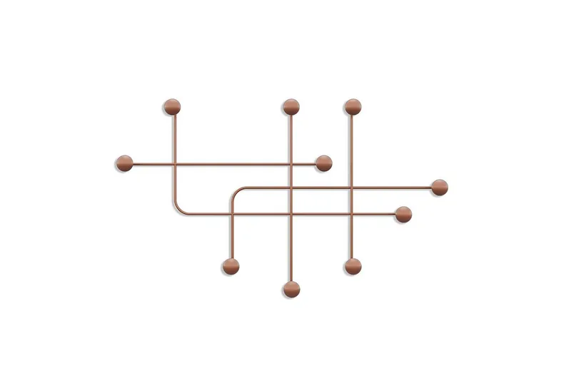 Metallinen Seinäkoukku Australia Kupari - Kupari - Säilytys - Vaatesäilytys - Vaatenaulakko