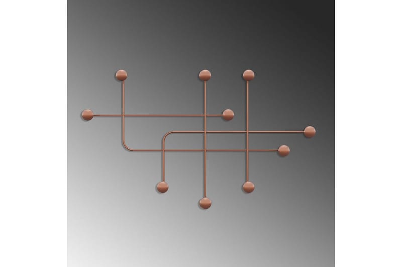 Metallinen Seinäkoukku Australia Kupari - Kupari - Säilytys - Vaatesäilytys - Vaatenaulakko