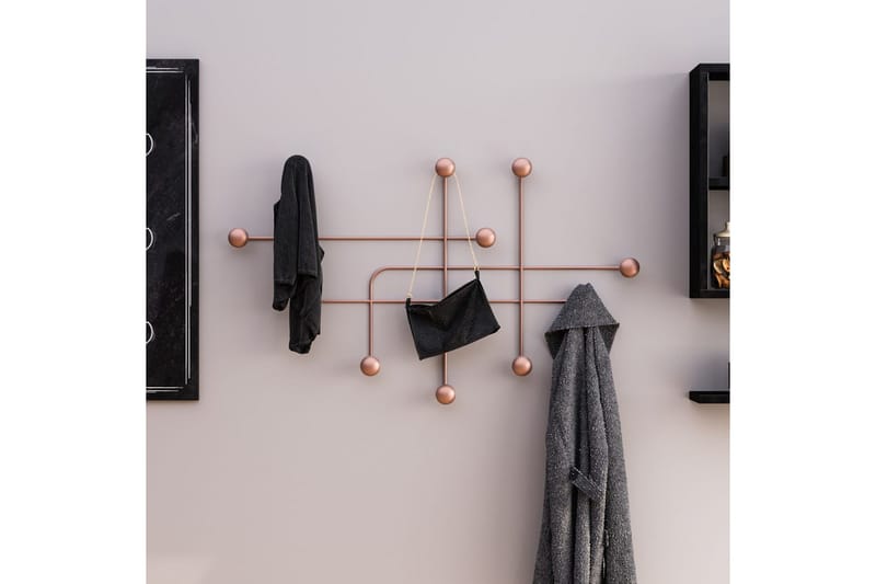 Metallinen Seinäkoukku Australia Kupari - Kupari - Säilytys - Vaatesäilytys - Vaatenaulakko