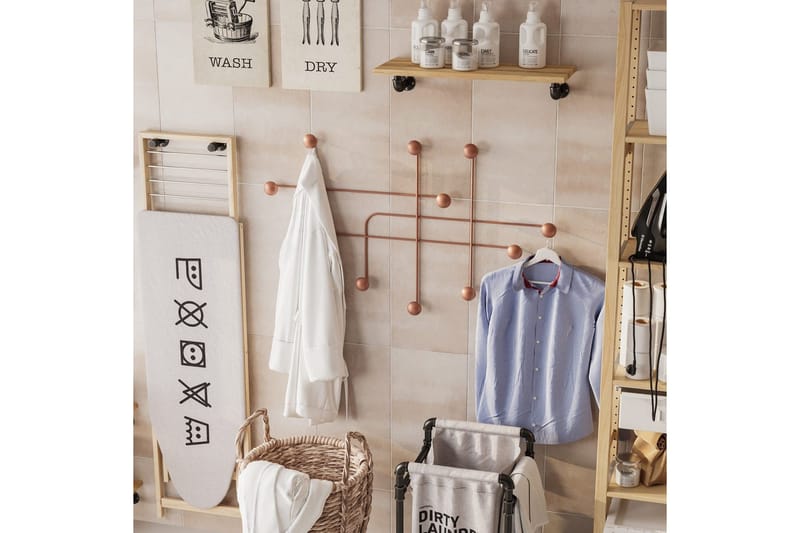 Metallinen Seinäkoukku Australia Kupari - Kupari - Säilytys - Vaatesäilytys - Vaatenaulakko