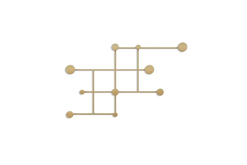 Metallinen Seinäkoukku Colna Kulta, Kulta