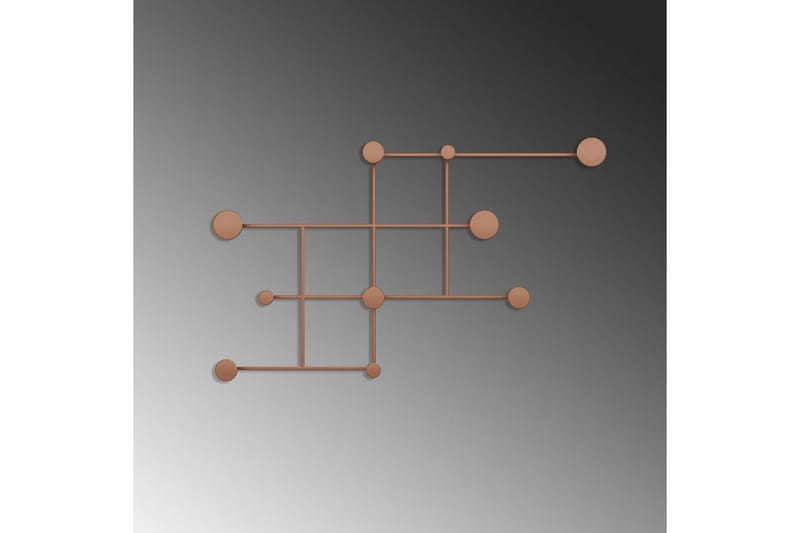 Metallinen Seinäkoukku Colna Kupari - Kupari - Säilytys - Vaatesäilytys - Vaatenaulakko