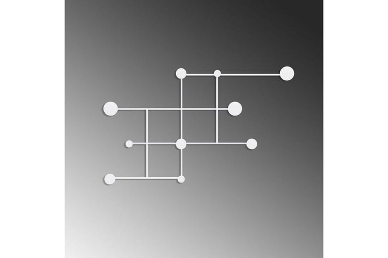 Metallinen Seinäkoukku Colna Valkoinen - Valkoinen - Säilytys - Vaatesäilytys - Vaatenaulakko