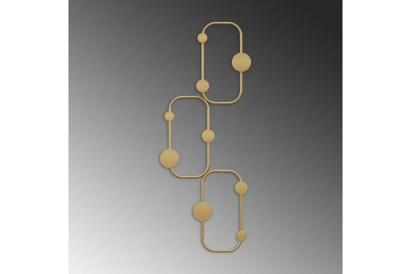 Metallinen Seinäkoukku Dravos Kulta - Kulta - Säilytys - Vaatesäilytys - Vaatenaulakko