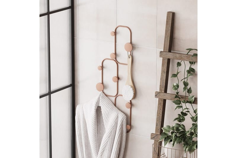 Metallinen Seinäkoukku Dravos Kupari - Kupari - Säilytys - Vaatesäilytys - Vaatenaulakko