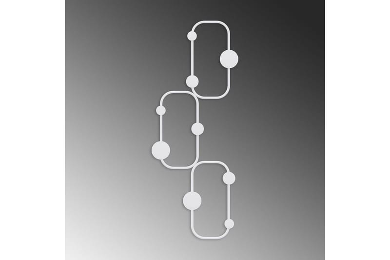 Metallinen Seinäkoukku Dravos Valkoinen - Valkoinen - Säilytys - Vaatesäilytys - Vaatenaulakko