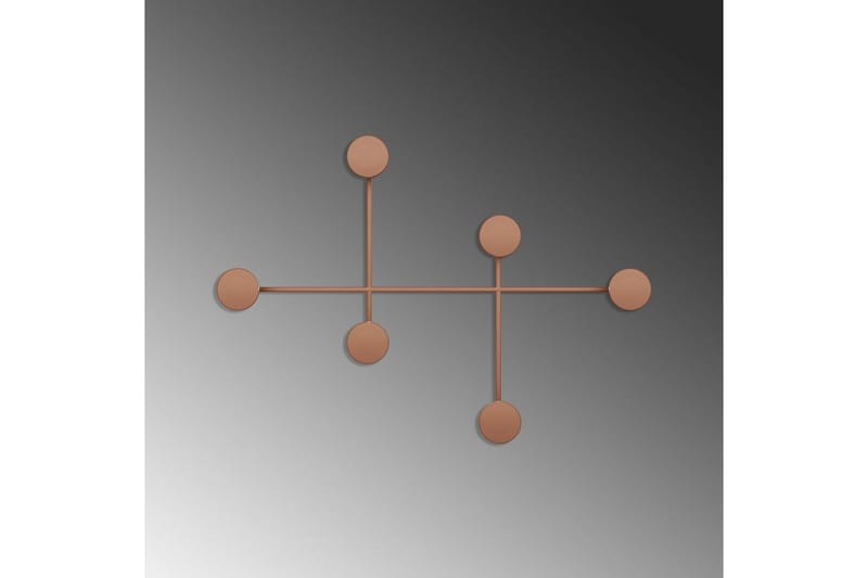 Metallinen Seinäkoukku Inermis Kupari - Kupari - Säilytys - Vaatesäilytys - Vaatenaulakko