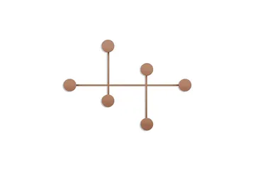 Metallinen Seinäkoukku Inermis Kupari