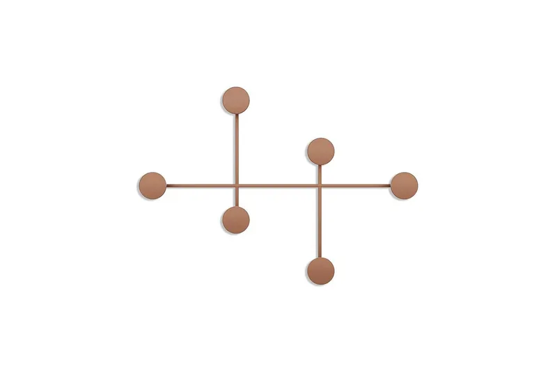 Metallinen Seinäkoukku Inermis Kupari - Kupari - Säilytys - Vaatesäilytys - Vaatenaulakko