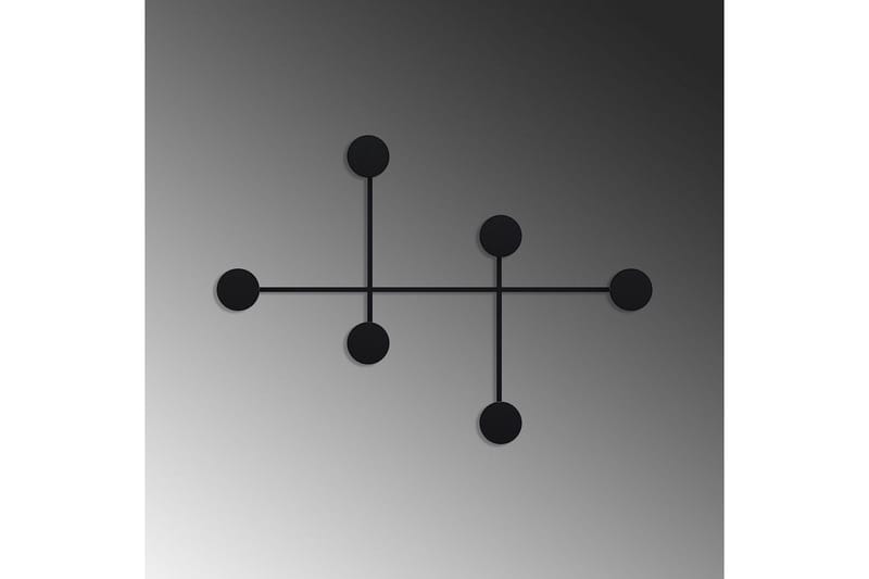 Metallinen Seinäkoukku Inermis Musta - Musta - Säilytys - Vaatesäilytys - Vaatenaulakko