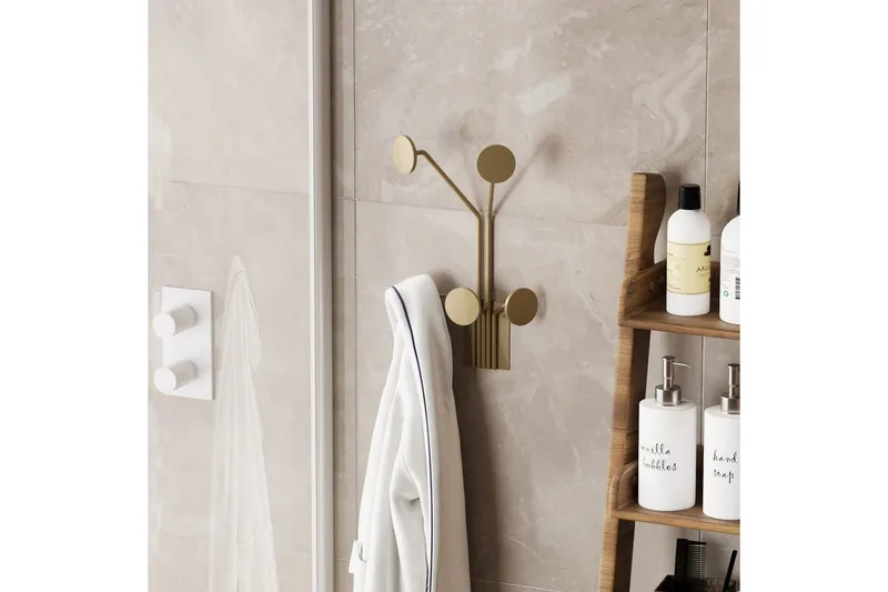 Metallinen Seinäkoukku Kirahvi Kulta - Kulta - Säilytys - Vaatesäilytys - Vaatenaulakko