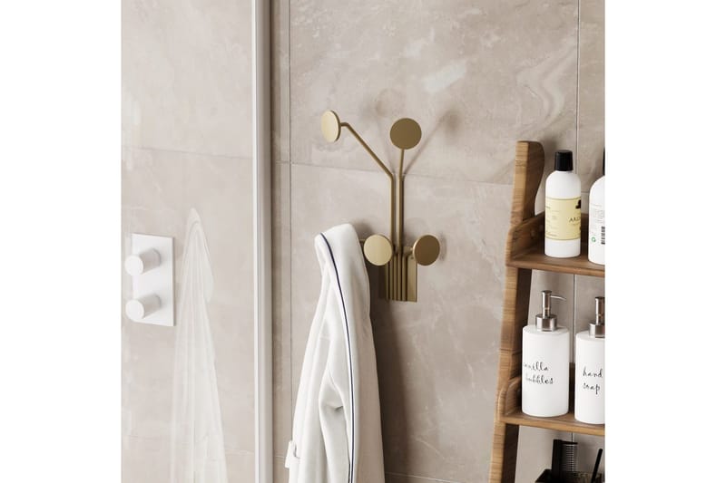 Metallinen Seinäkoukku Kirahvi Kulta - Kulta - Säilytys - Vaatesäilytys - Vaatenaulakko