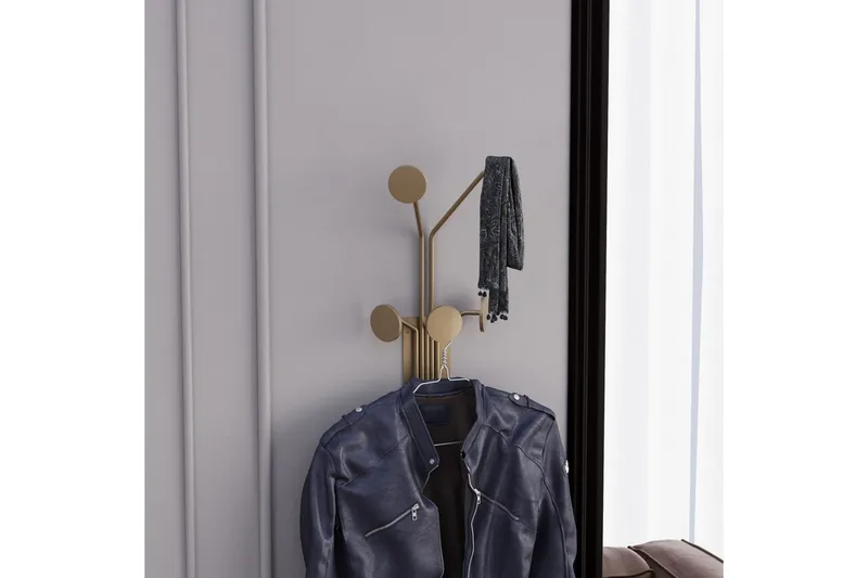 Metallinen Seinäkoukku Kirahvi Kulta - Kulta - Säilytys - Vaatesäilytys - Vaatenaulakko