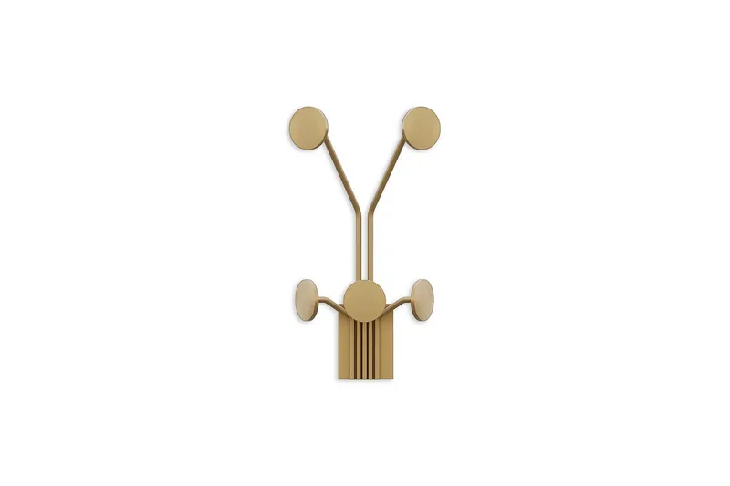 Metallinen Seinäkoukku Kirahvi Kulta, Kulta