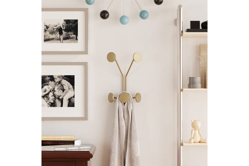 Metallinen Seinäkoukku Kirahvi Kulta - Kulta - Säilytys - Vaatesäilytys - Vaatenaulakko