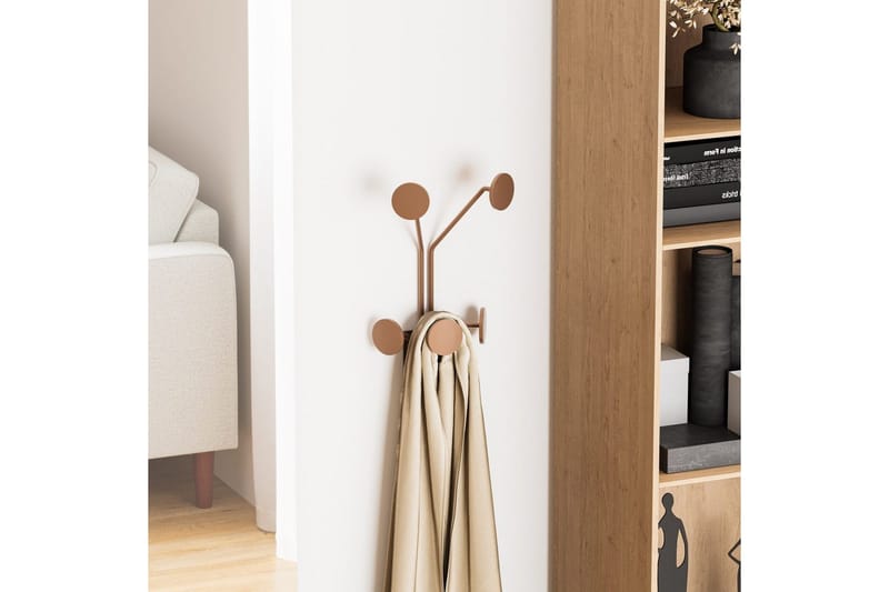 Metallinen Seinäkoukku Kirahvi Kupari - Kupari - Säilytys - Vaatesäilytys - Vaatenaulakko