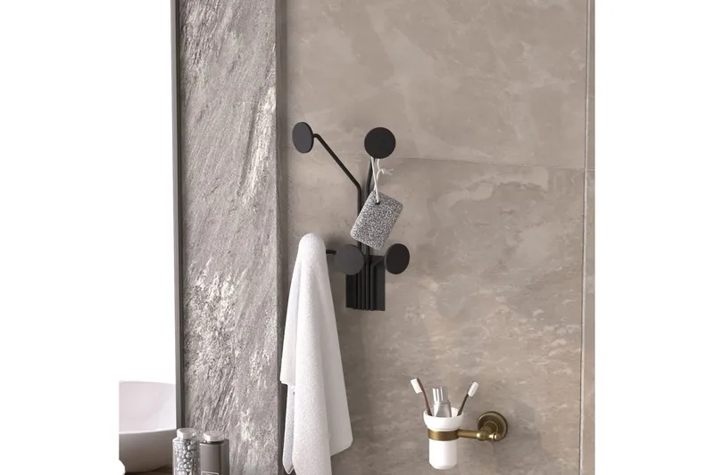 Metallinen Seinäkoukku Kirahvi Musta - Musta - Säilytys - Vaatesäilytys - Vaatenaulakko