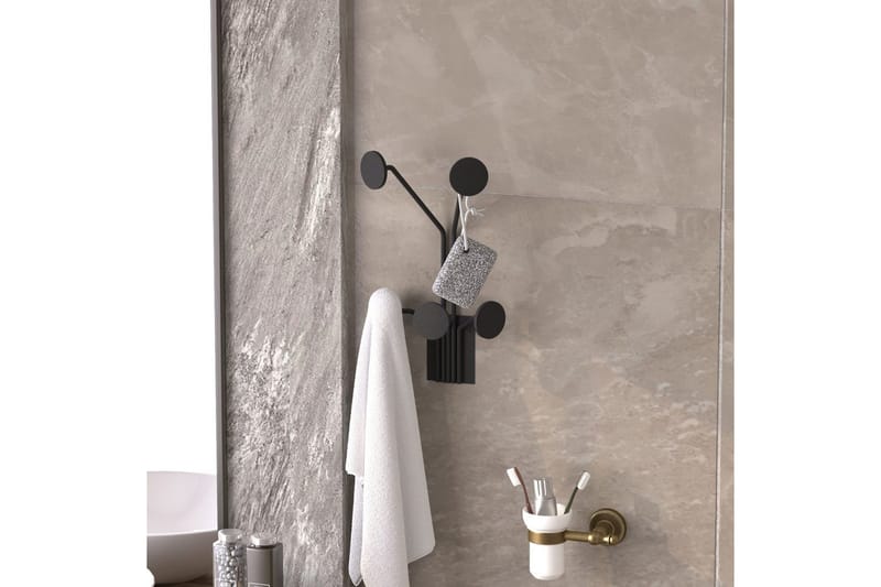 Metallinen Seinäkoukku Kirahvi Musta - Musta - Säilytys - Vaatesäilytys - Vaatenaulakko