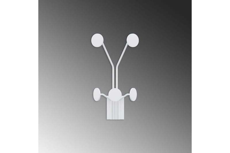 Metallinen Seinäkoukku Kirahvi Valkoinen - Valkoinen - Säilytys - Vaatesäilytys - Vaatenaulakko