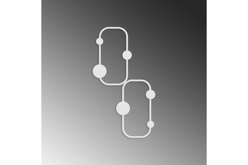 Metallinen Seinäkoukku Leppäkerttu Valkoinen - Valkoinen - Säilytys - Vaatesäilytys - Vaatenaulakko