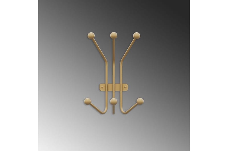 Metallinen Seinäkoukku Muurahainen Kulta - Kulta - Säilytys - Vaatesäilytys - Vaatenaulakko