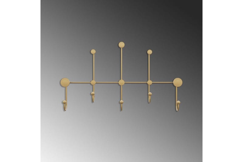 Metallinen Seinäkoukku Ranjita Kulta - Kulta - Säilytys - Vaatesäilytys - Vaatenaulakko