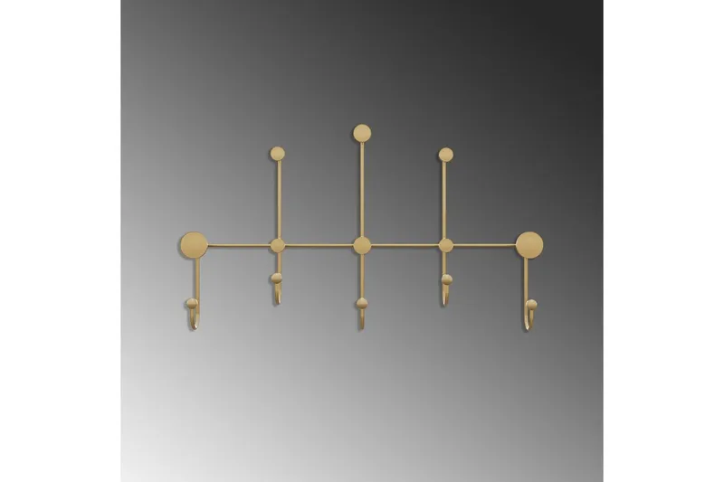 Metallinen Seinäkoukku Ranjita Kulta - Kulta - Säilytys - Vaatesäilytys - Vaatenaulakko