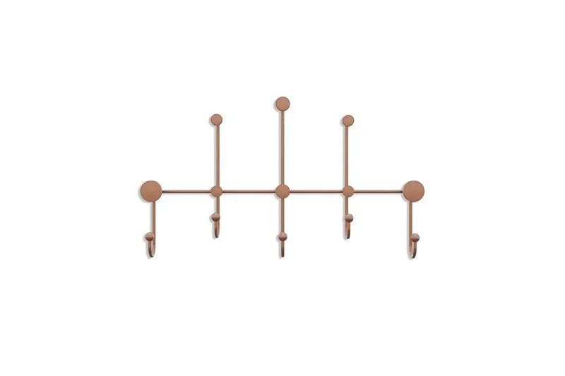Metallinen Seinäkoukku Ranjita Kupari - Kupari - Säilytys - Vaatesäilytys - Vaatenaulakko