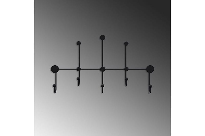 Metallinen Seinäkoukku Ranjita Musta - Musta - Säilytys - Vaatesäilytys - Vaatenaulakko
