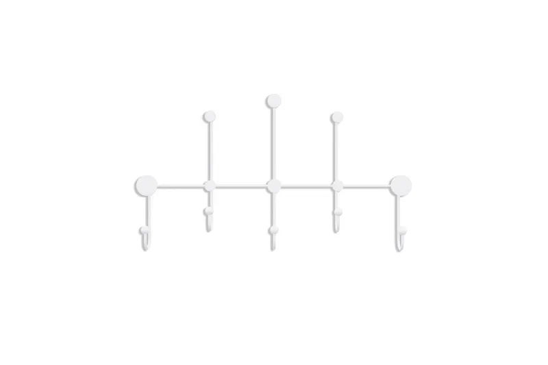 Metallinen Seinäkoukku Ranjita Valkoinen, Valkoinen