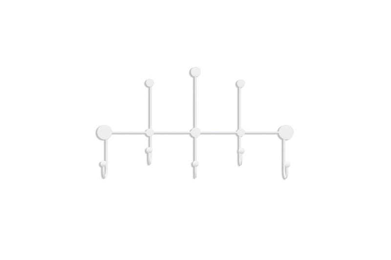 Metallinen Seinäkoukku Ranjita Valkoinen, Valkoinen