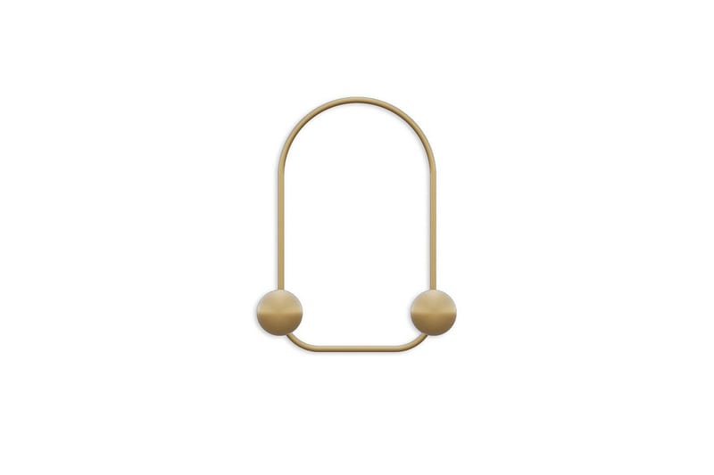 Metallinen Seinäkoukku Sammakko Kulta, Kulta