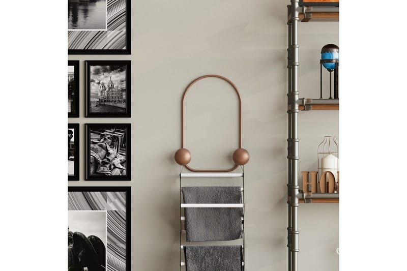 Metallinen Seinäkoukku Sammakko Kupari - Kupari - Säilytys - Vaatesäilytys - Vaatenaulakko