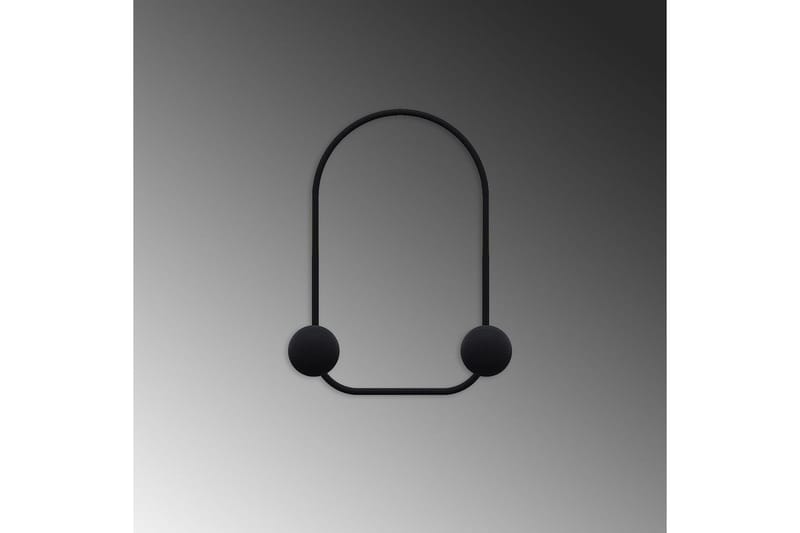 Metallinen Seinäkoukku Sammakko Musta - Musta - Säilytys - Vaatesäilytys - Vaatenaulakko