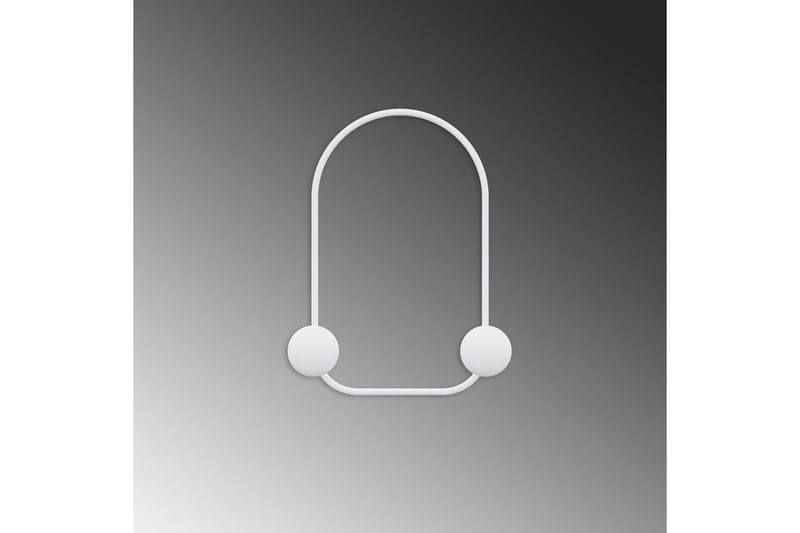 Metallinen Seinäkoukku Sammakko Valkoinen - Valkoinen - Säilytys - Vaatesäilytys - Vaatenaulakko