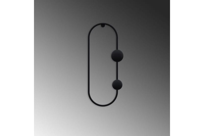 Metallinen Seinäkoukku Sota Musta - Musta - Säilytys - Vaatesäilytys - Vaatenaulakko