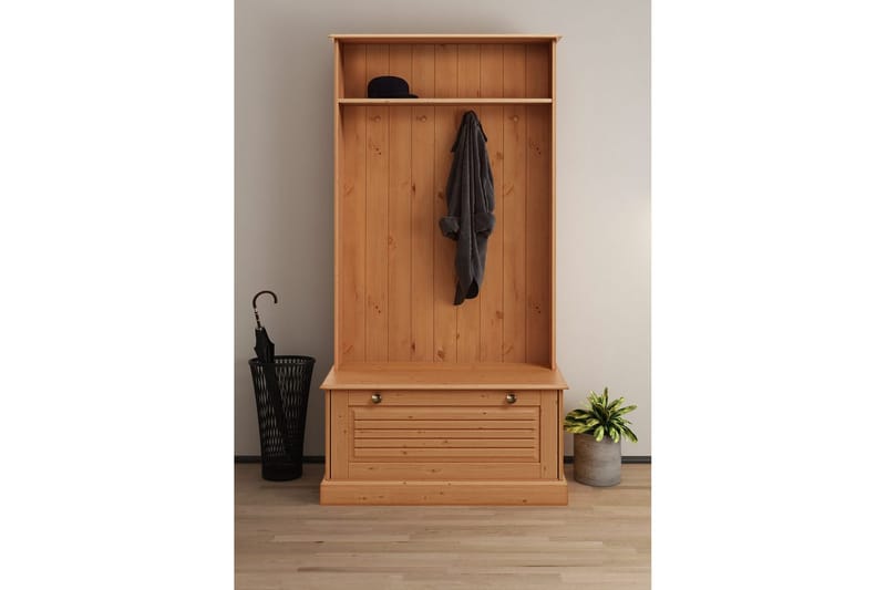 Mille Vaateripustin - Ruskea - Säilytys - Vaatesäilytys - Vaatenaulakko - Koukkunaulakot