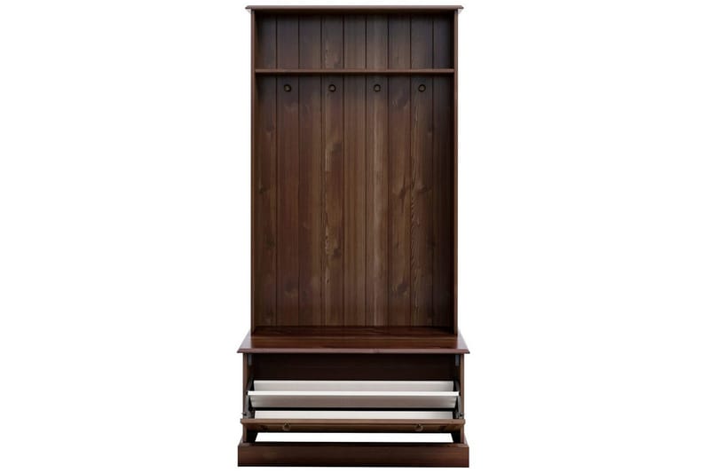 Mille Vaateripustin - Ruskea - Säilytys - Vaatesäilytys - Vaatenaulakko - Koukkunaulakot