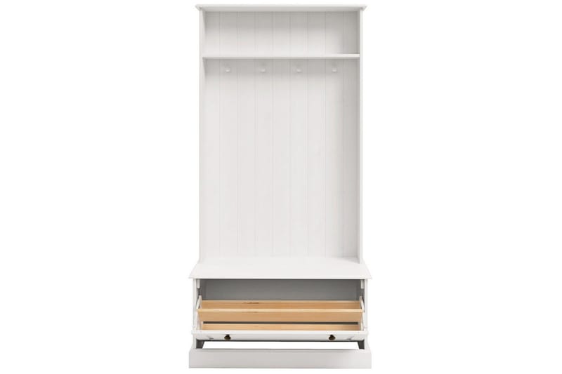 Mille Vaateripustin - Valkoinen - Säilytys - Vaatesäilytys - Vaatenaulakko - Koukkunaulakot