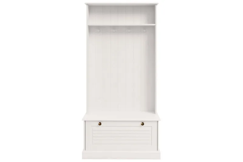 Mille Vaateripustin - Valkoinen - Säilytys - Vaatesäilytys - Vaatenaulakko - Koukkunaulakot