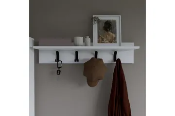Nagouri Naulakko 90 cm - Valkoinen - Säilytys - Vaatesäilytys - Vaatenaulakko - Koukkunaulakot