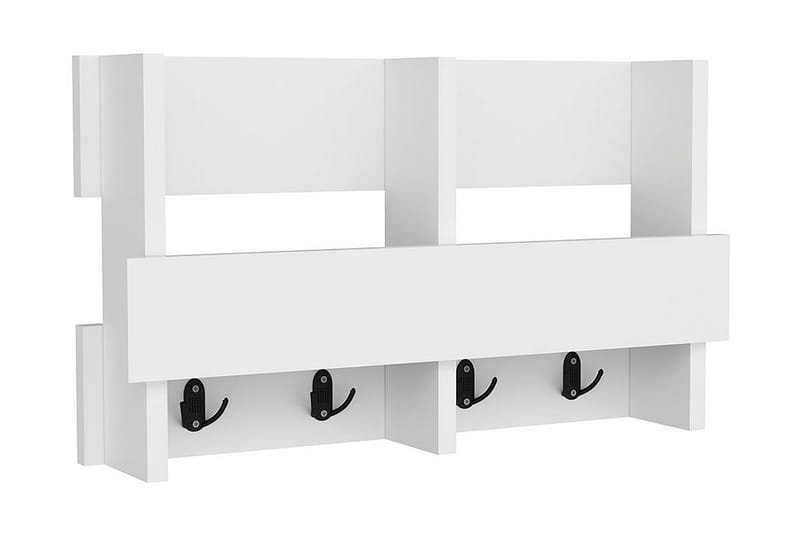 Naulakko Hollard 16x60 cm - Valkoinen - Säilytys - Vaatesäilytys - Vaatenaulakko