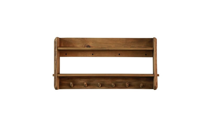 Naulakko hyllyllä Rustic 80 cm - AmandaB - Säilytys - Vaatesäilytys - Vaatenaulakko - Vaatenaulakot