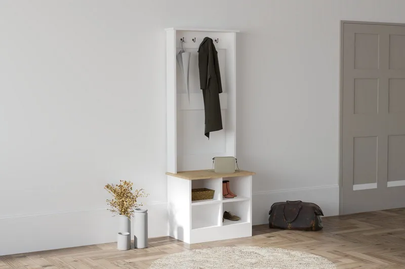 Naulakko Zakkum 64x175 cm - Sininen - Säilytys - Vaatesäilytys - Vaatenaulakko - Koukkunaulakot