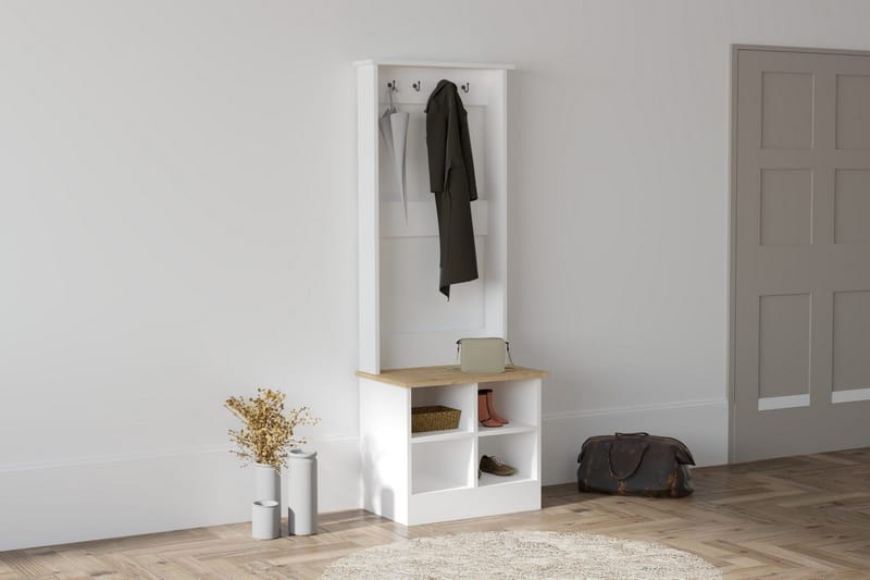 Naulakko Zakkum 64x175 cm - Sininen - Säilytys - Vaatesäilytys - Vaatenaulakko - Koukkunaulakot