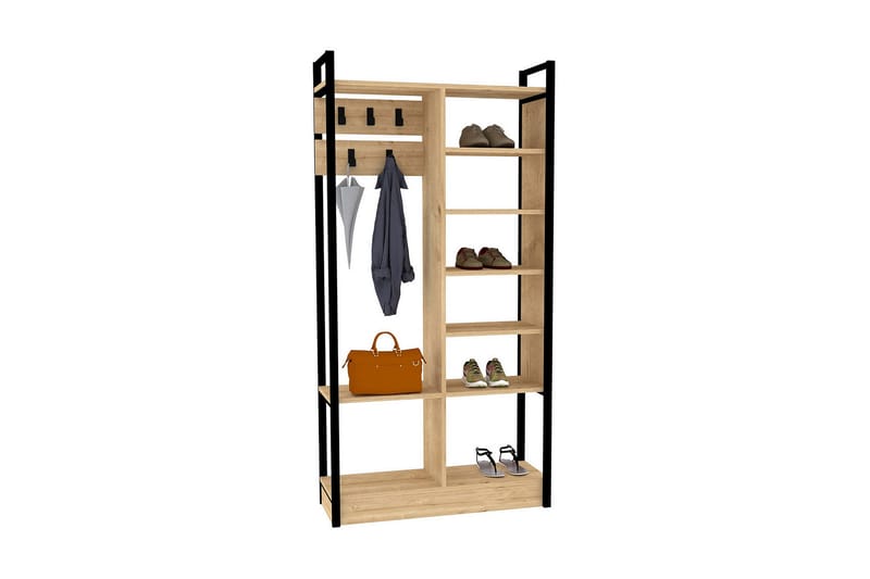 Naulakko Zakkum 90x180 cm - Sininen - Säilytys - Vaatesäilytys - Vaatenaulakko - Koukkunaulakot