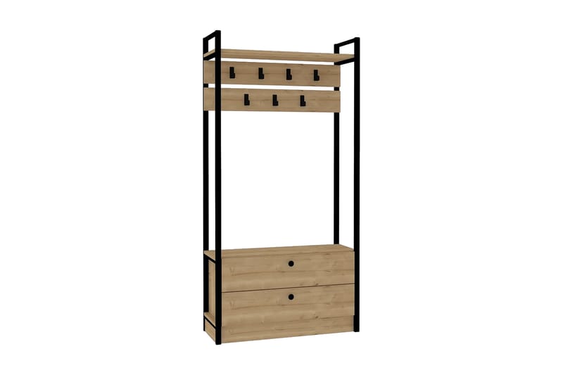 Naulakko Zakkum 90x180 cm - Sininen - S�äilytys - Vaatesäilytys - Vaatenaulakko - Koukkunaulakot