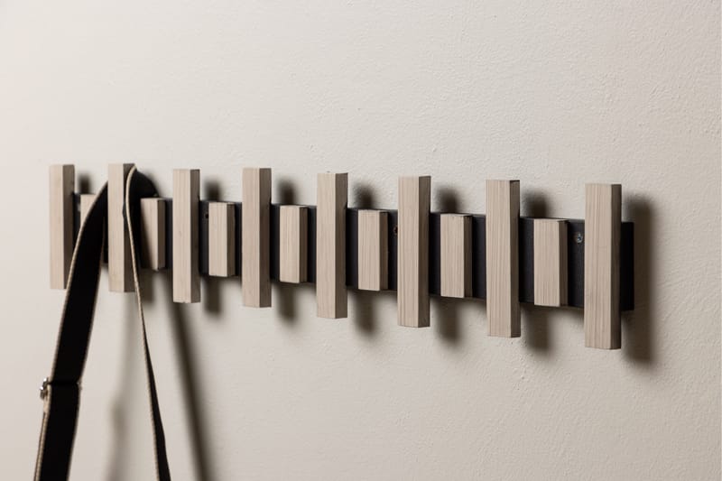 Nimes Vaatetanko - Valkoinen - Säilytys - Vaatesäilytys - Vaatenaulakko - Koukkunaulakot