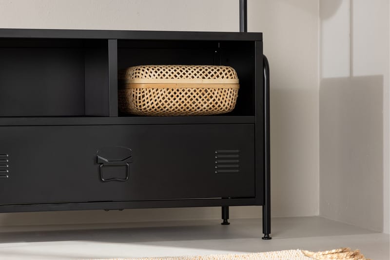 Quito Vaatetanko - Musta - Säilytys - Vaatesäilytys - Vaatenaulakko - Koukkunaulakot