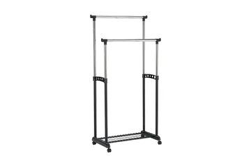 Rekki Fry 83x43x935/168 cm Kromi - Säilytys - Vaatesäilytys - Vaatenaulakko